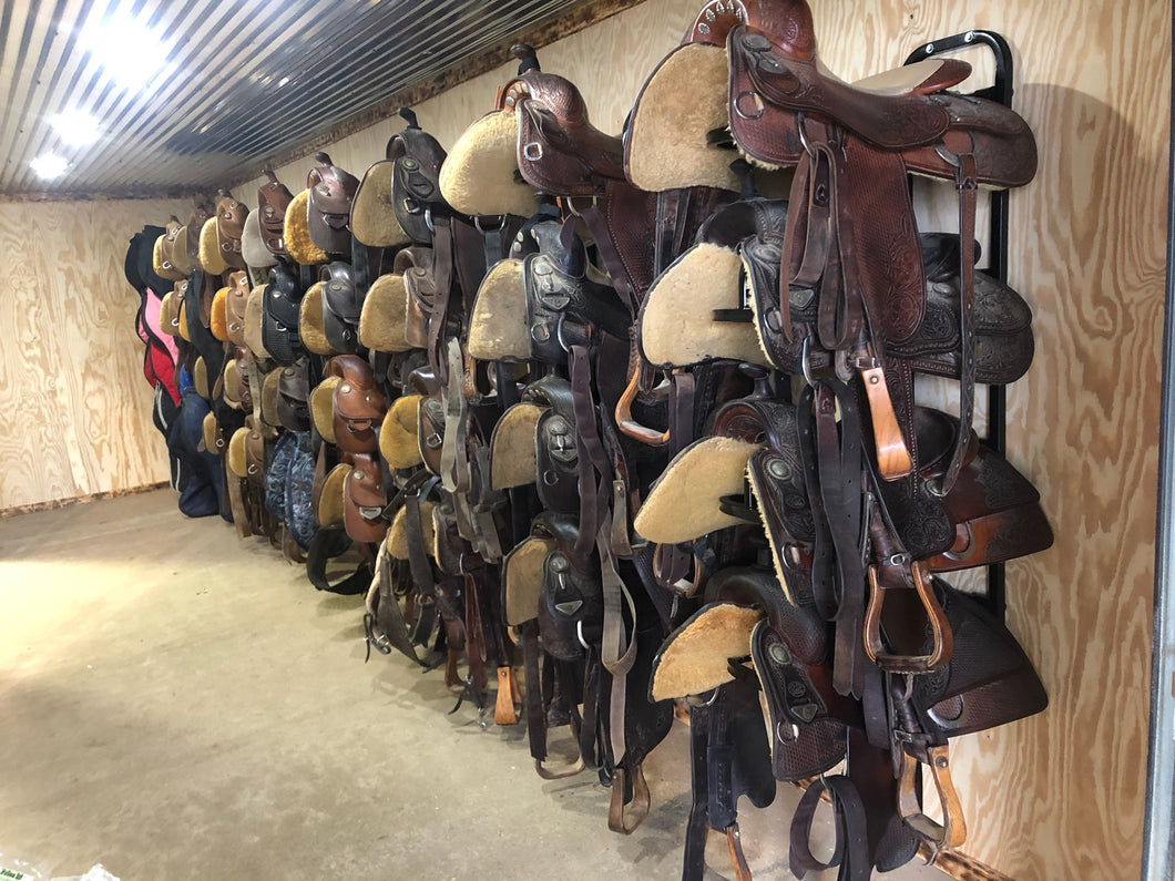 thumbnail image 2 of Saddle Boss 4 Saddle Racks Kit - For Tack Room, Horse Barn, Or Trailer 2 of 6